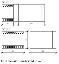 Peter Electronic soft starter SAS series soft starters typical designation.