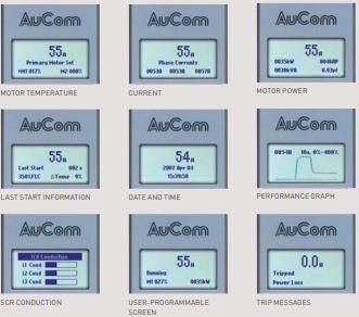 AuCom soft starter EMX3 series engineered packages.