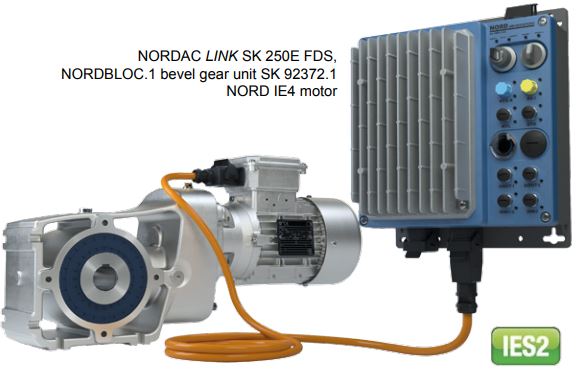 Nord Drivesystems NORDAC LINK SK 250E series vfd for conveyor technology.
