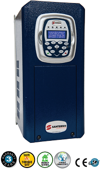 Santerno special-purpose vfd Iris Blue series is for water and wastewater industry and HVAC applications